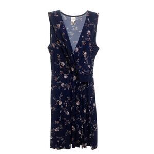 Kaileigh Dress Blue Floral Prairie Cottagecore Country Western Y2K Size Medium